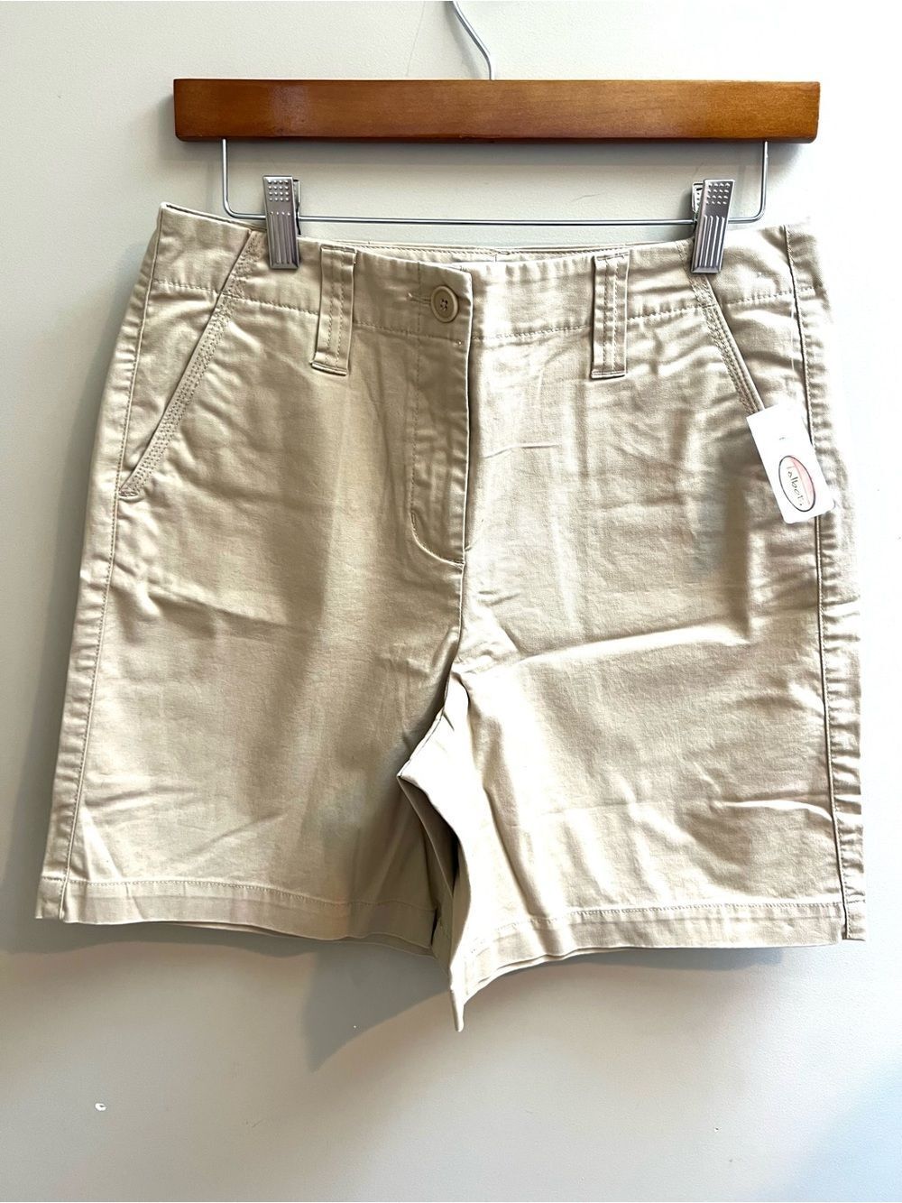 Talbots High-Rise Beige Women’s Shorts 8